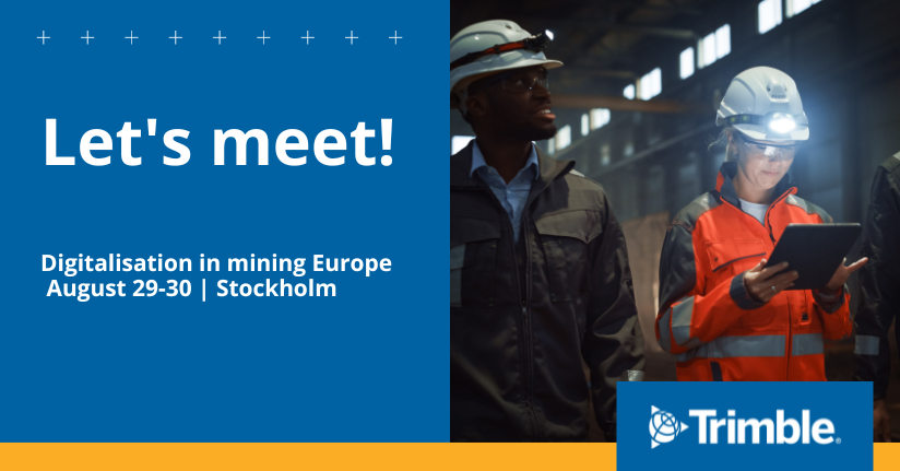 Let’s discuss about Wedge at Digitalisation in mining Europe event in Stockholm 2023